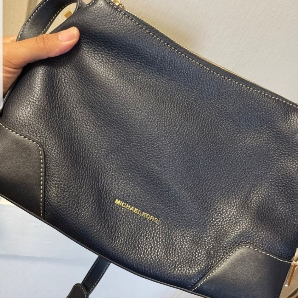 Michael Kors Navy Crossbody Bag